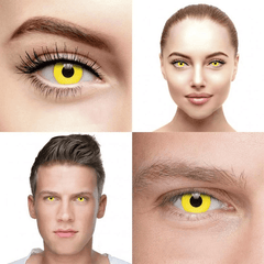 Halloween Yellowout Coloured Contact Lenses - BEAUEYE (UK)