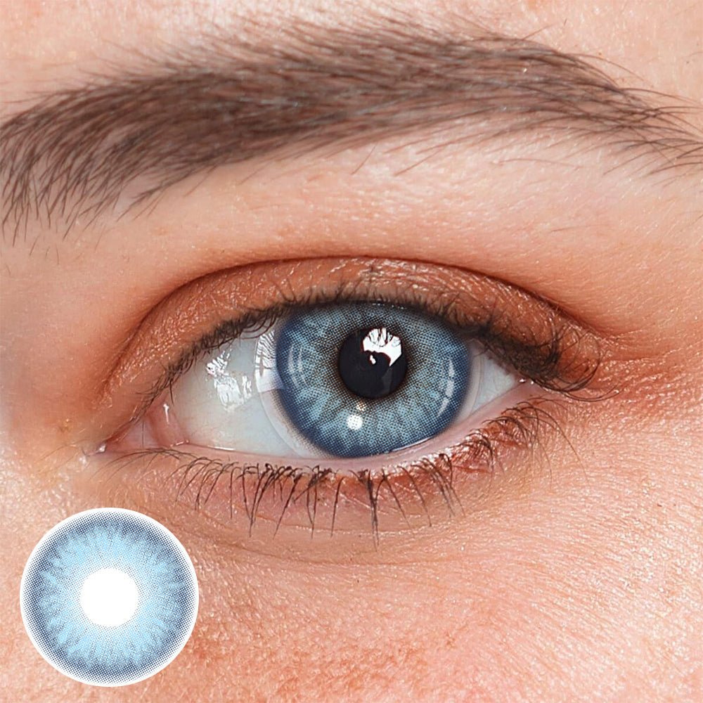Helena Blue Coloured Contact Lenses - BEAUEYE (UK)