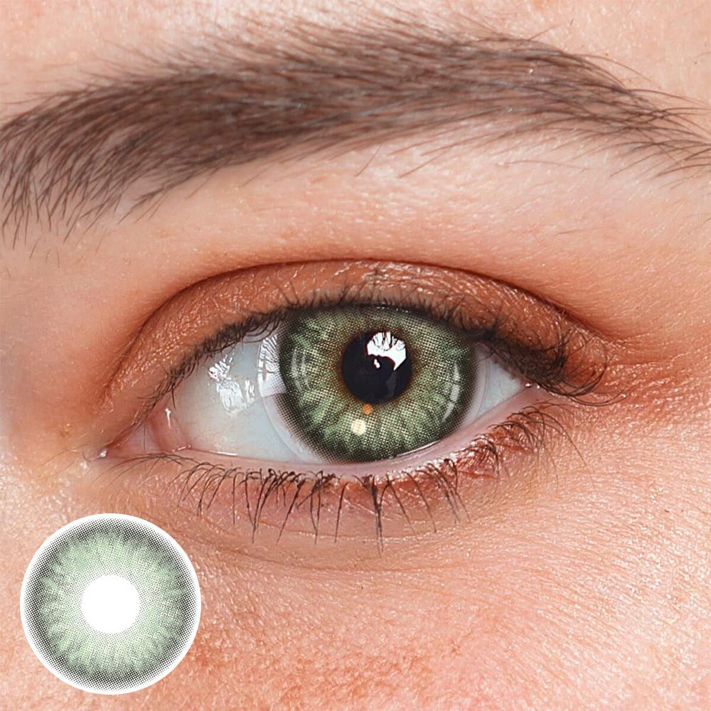 Helena Green Coloured Contact Lenses - BEAUEYE (UK)