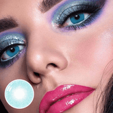 Hidrocor Azul Prescription Coloured Contact Lenses - BEAUEYE (UK)