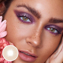 Hidrocor Ocre Brown Daily (10 Pcs) Coloured Contact Lenses - BEAUEYE (UK)