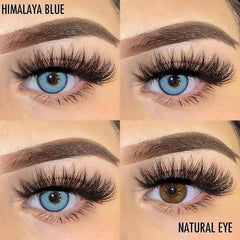 Himalaya Blue Coloured Contact Lenses - BEAUEYE (UK)