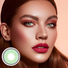 Himalaya Green Coloured Contact Lenses - BEAUEYE (UK)