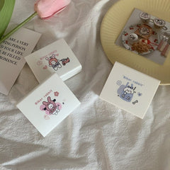 Ins Creative Niche Cute Rabbit Colored Contact Lens Case - BEAUEYE (UK)