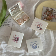 Ins Creative Niche Cute Rabbit Colored Contact Lens Case - BEAUEYE (UK)