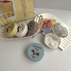 Ins Cute Dog Colored Contact Lens Case - BEAUEYE (UK)