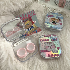 Ins Cute Laser Colored Contact Lens Case - BEAUEYE (UK)