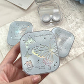 Ins Like Fish Cold Laser Butterflies Colored Contact Lens Case - BEAUEYE (UK)
