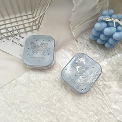 Ins Like Fish Cold Laser Butterflies Colored Contact Lens Case - BEAUEYE (UK)