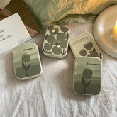 Ins Oil Painting Tulip Colored Contact Lens Case - BEAUEYE (UK)