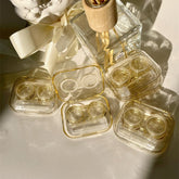 INS Retro Distressed BeigeColored Contact Lens Case - BEAUEYE (UK)