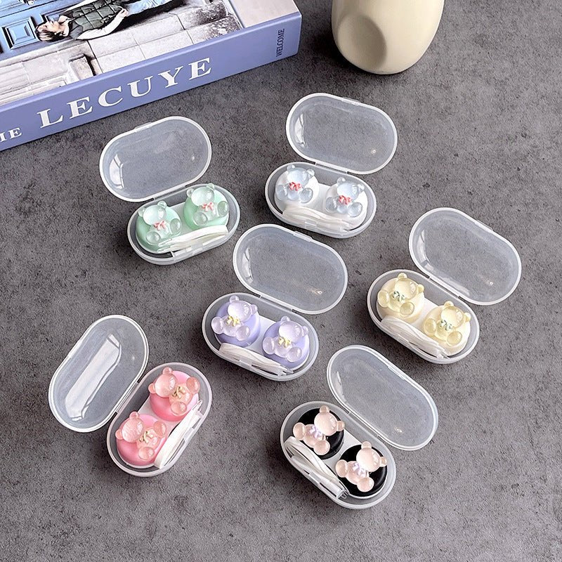 INS Simple Bear Colored Contact Lens Case - BEAUEYE (UK)