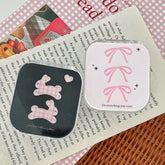 Ins Style Bow Rabbits Colored Contact Lens Case - BEAUEYE (UK)