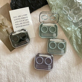 Ins Transparent Mini and Simple Colored Contact Lens Case - BEAUEYE (UK)