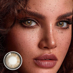 Kohaku Brown Prescription Coloured Contact Lenses - BEAUEYE (UK)