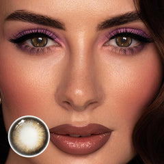 Kohaku Light Brown Prescription Coloured Contact Lenses - BEAUEYE (UK)