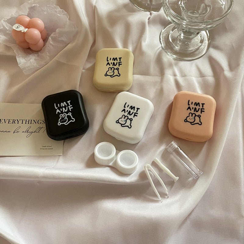 Korean Style Sweet Girly Colored Contact Lens Case - BEAUEYE (UK)