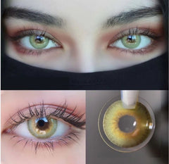 LA GIRL Green Daily (10 Pcs) Coloured Contact Lenses - BEAUEYE (UK)