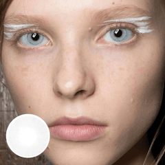 Lemon Hind White Coloured Contact Lenses - BEAUEYE (UK)