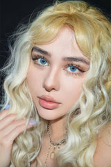 Love Story Martini Blue Prescription Coloured Contact Lenses - BEAUEYE (UK)