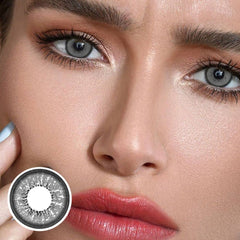 Love Words Gray Coloured Contact Lenses - BEAUEYE (UK)