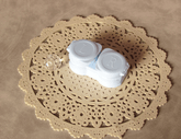 Macaroon flip cover Colored Contact Lens Case - BEAUEYE (UK)