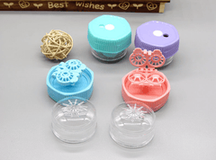 Manual rotary cleaning Multicolor Colored Contact Lens Case - BEAUEYE (UK)