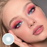 Matte Blue Coloured Contact Lenses - BEAUEYE (UK)