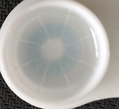 Matte Blue Coloured Contact Lenses - BEAUEYE (UK)
