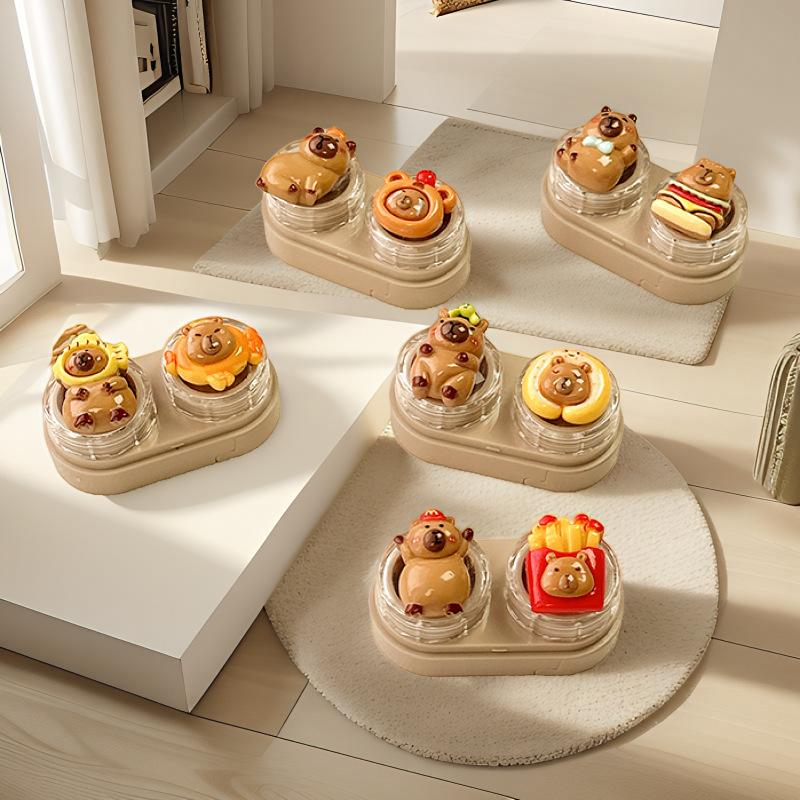 Milk Coffee Colored Contact Lens Case - BEAUEYE (UK)