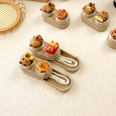 Milk Coffee Colored Contact Lens Case - BEAUEYE (UK)