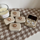 Milk Tea Warm Colored Contact Lens Case - BEAUEYE (UK)