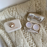 Milktea Colored Contact Lens Case - BEAUEYE (UK)