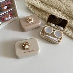 Milktea Colored Contact Lens Case - BEAUEYE (UK)