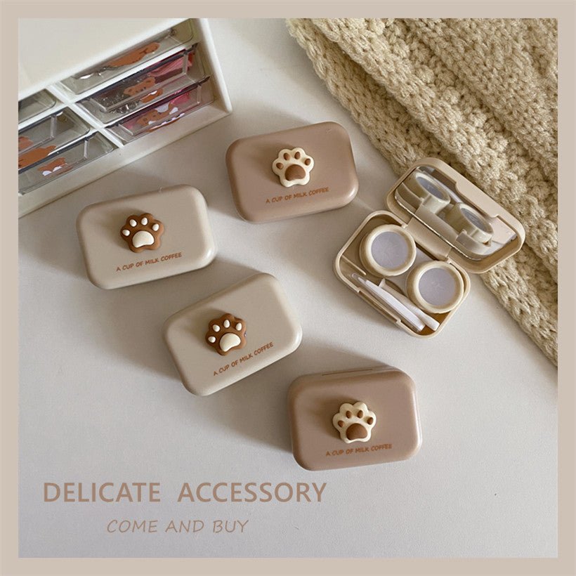 Milktea Colored Contact Lens Case - BEAUEYE (UK)