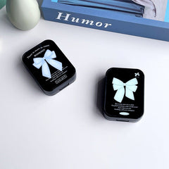 Minimalist Bowknot Colored Contact Lens Case - BEAUEYE (UK)