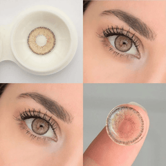 Natural Avela Brown Coloured Contact Lenses - BEAUEYE (UK)