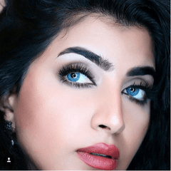 NATURAL COOL BLUE Coloured Contact Lenses - BEAUEYE (UK)