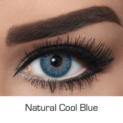 NATURAL COOL BLUE Coloured Contact Lenses - BEAUEYE (UK)
