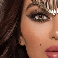 NATURAL COOL HAZEL Khaki Coloured Contact Lenses - BEAUEYE (UK)