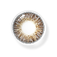 New 3 - Tone Hazel Brown Prescription Coloured Contact Lenses - BEAUEYE (UK)