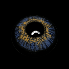 New 3 - Tone Sky Blue Prescription Coloured Contact Lenses - BEAUEYE (UK)