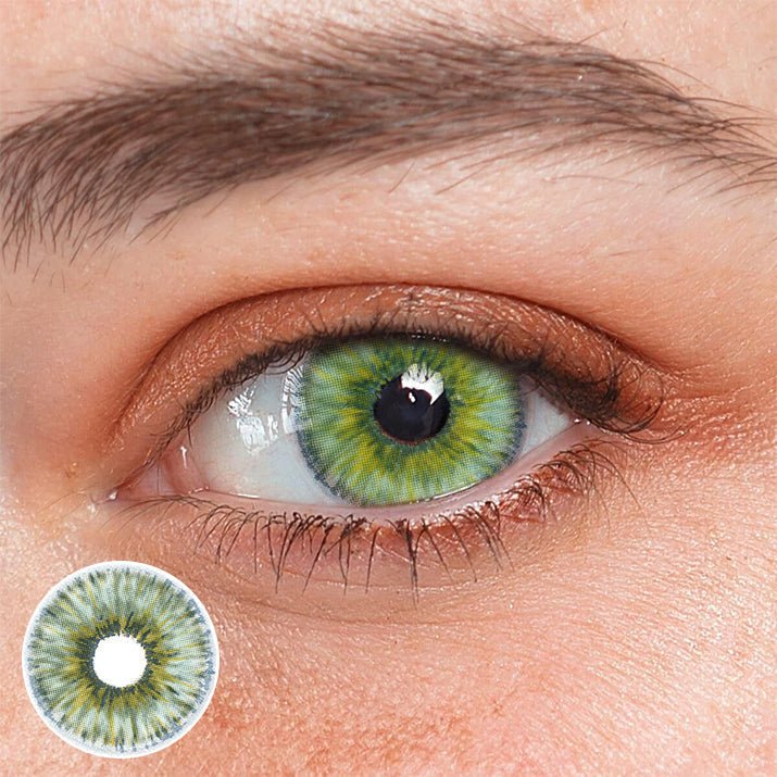 New York Green Coloured Contact Lenses - BEAUEYE (UK)