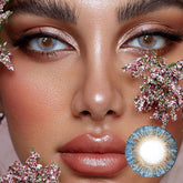 Ocean Blue Coloured Contact Lenses - BEAUEYE (UK)