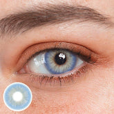 Perla Deep Blue Prescription Coloured Contact Lenses - BEAUEYE (UK)