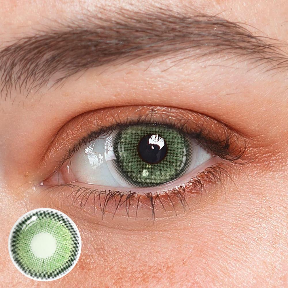 Perola Green Coloured Contact Lenses - BEAUEYE (UK)
