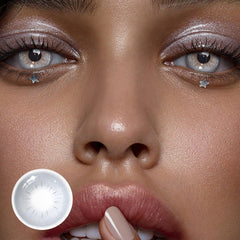 Perola Light Gray Coloured Contact Lenses - BEAUEYE (UK)