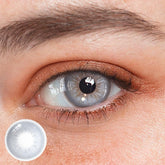 Perola Light Gray Coloured Contact Lenses - BEAUEYE (UK)
