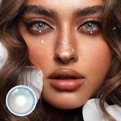 Pina Blue Coloured Contact Lenses - BEAUEYE (UK)