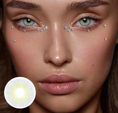 Polar Light sky gray Prescription Coloured Contact Lenses - BEAUEYE (UK)